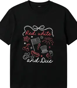 Vintage Red White and Due Pregnancy Reveal Tee - Commemorative America 250 100% Cotton Shirt