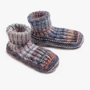 Women's Luxe Space-Dye Cuff Slipper Bootie