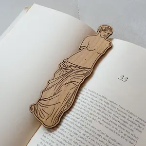 Neoclassical Statue Wood Bookmark | Booktok Reader Gift