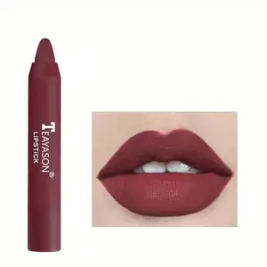 Long Lasting Matte Lipstick, 2 Counts/set Water Proof Velvet Matt Finish Lip Crayon, Easy Coloring Lip Sticks, Sweat Proof Hydrating Moisturizing Matte Lipstick, Makeup Products, Cosmetic