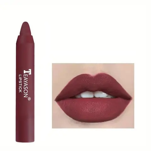 Long Lasting Matte Lipstick, 2 Counts/set Water Proof Velvet Matt Finish Lip Crayon, Easy Coloring Lip Sticks, Sweat Proof Hydrating Moisturizing Matte Lipstick, Makeup Products, Cosmetic