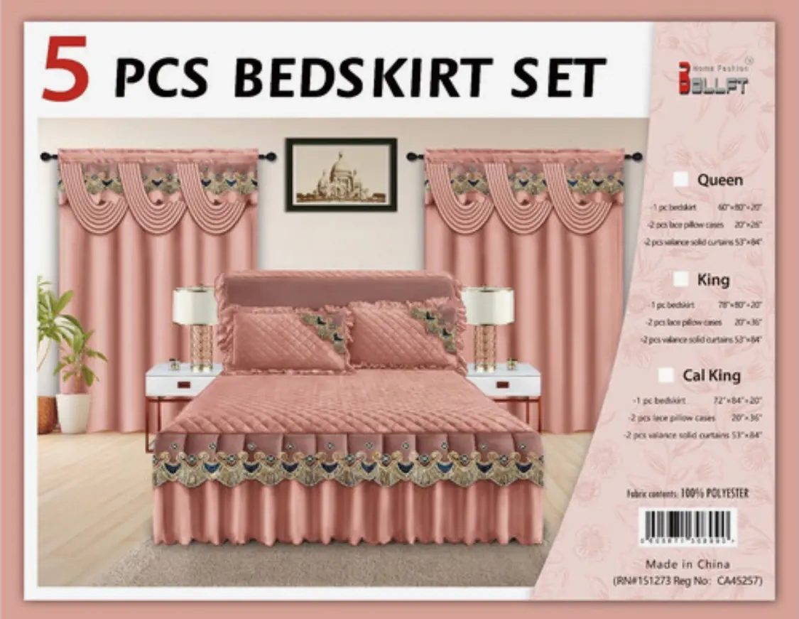5 PCS BEDSKIRT SET 5 PCS BEDSKIRT SET