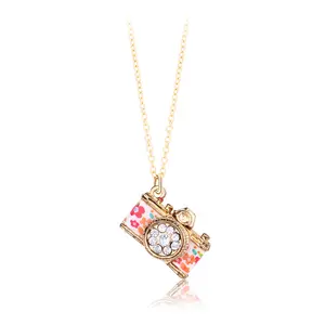 necklace camera, Creative camera pendant necklace Niche personality necklace