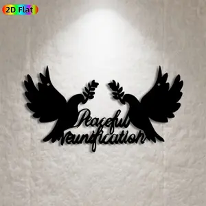 1pc Dove Metal Wall Art,Dove Statue Mural, Ideal Gift for New Year, Easter, Peace & Unity Enthusiasts, Rust-Resistant Metal Wall Decor Wall Sculptures, Perfect for Indoor Wall & Outdoor Fence Peace Enthusiasts