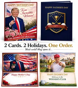Mom & Dad's Day Bundle  | Receive both Funny Talking Trump Mother's Day + Father's Day Greeting Cards