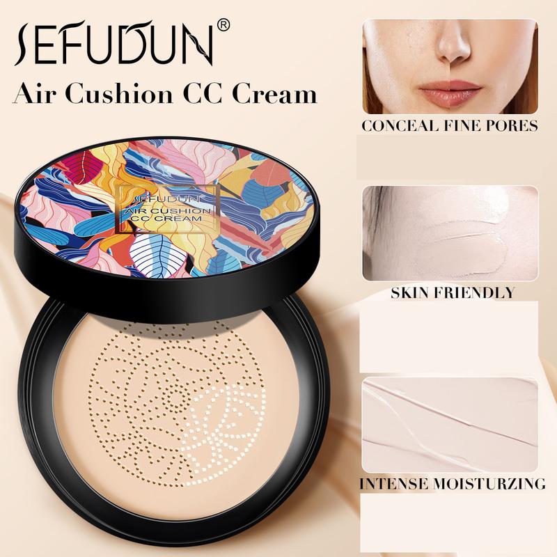 Sefudun Air Cushion Foundation-Air Cushion BB Cream Concealer Moisturizing, Makeup Long Lasting Waterproof, Primer Liquid Foundation Long Lasting Sefudun Air Cushion Foundation-Air Cushion BB Cream Concealer Moisturizing, Makeup Long Lasting Waterproof, Primer Liquid Foundation Long Lasting