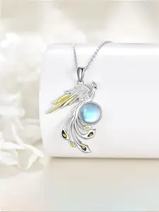 Phoenix Necklace 925 Sterling Silver Phoenix Pendant, Women Jewelry Gift for Wife Girlfriend Mom, Elegant Fashion Accessory, Personalized Pendant Necklace