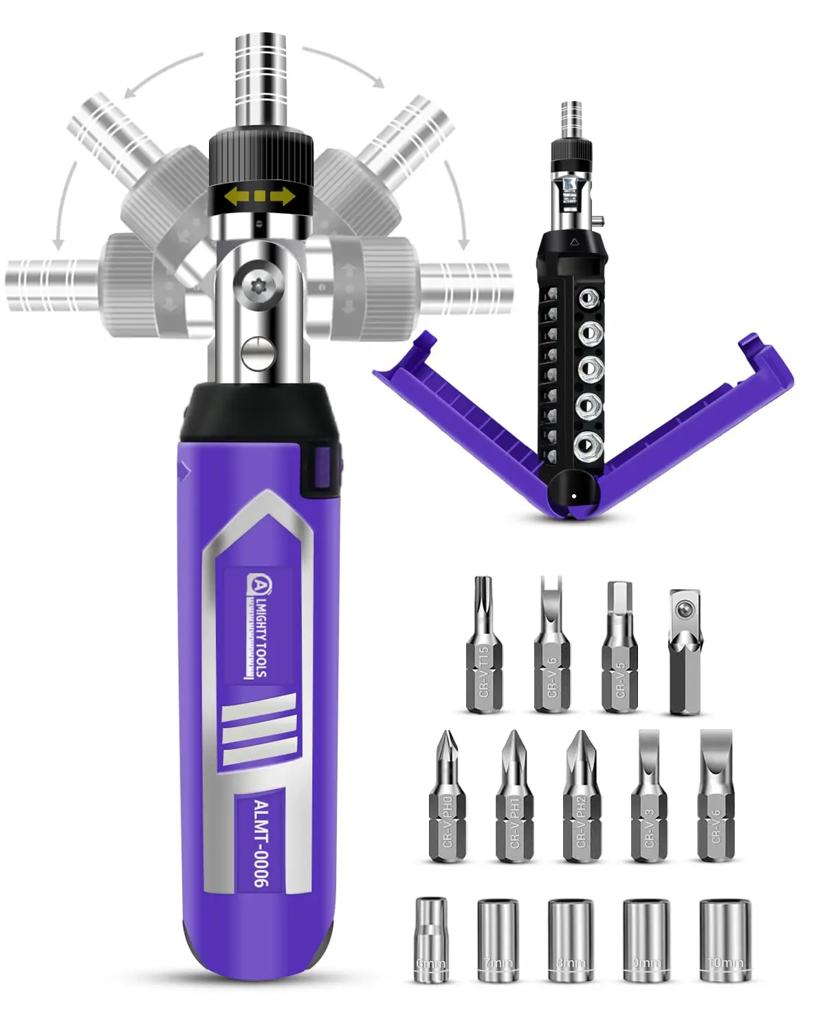 14-In-1 Magnetic Screwdriver Set with Detachable Ratchet Handle, Multi-Purpose DlY Repair Tool Kit for Computer, Phone, Watch,Glasses,Specialty Hand Tools ,stock up on specials,Thanksgiving, Compact Screwdriver Kit tool box gifted household