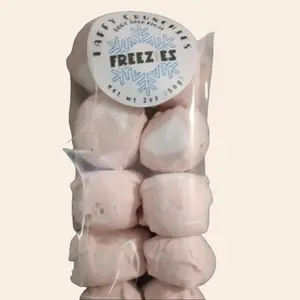 Freezies Taffy Crunchies Root Beer Float Candy Snack Sweet Bonbon Candies Bite Size 2oz Net Weight Delicious Shareable Treat Irresistible Root Beer Flavor