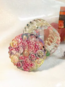 Tabletop Décor Jar - Trinket Jar -  Candy Jar - Recycled Materials - Made from Polypro Hula Hoops
