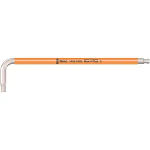 WERA 05022665001 3950 SPKL MULTICOLOUR L-KEY, METRIC, STAINLESS 5.0MM * MUST BE ORDERED IN BOX QTY OF 10