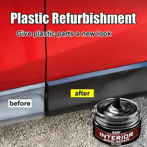 Car Interior and Exterior Repair Kit, Plastic Renewal Agent for Door, Dashboard, Steering Wheel, Bumper, Plastic Parts, Kjm Brand