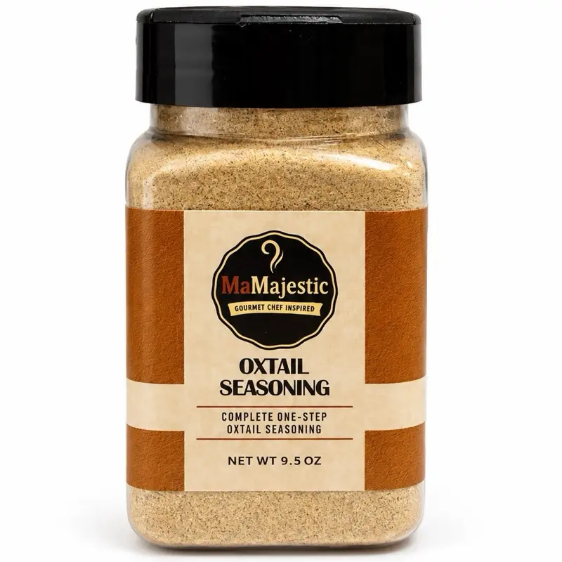 Oxtail Seasoning by MaMajestic. 9.5oz One Step Authentic Jamaican Spice Blend