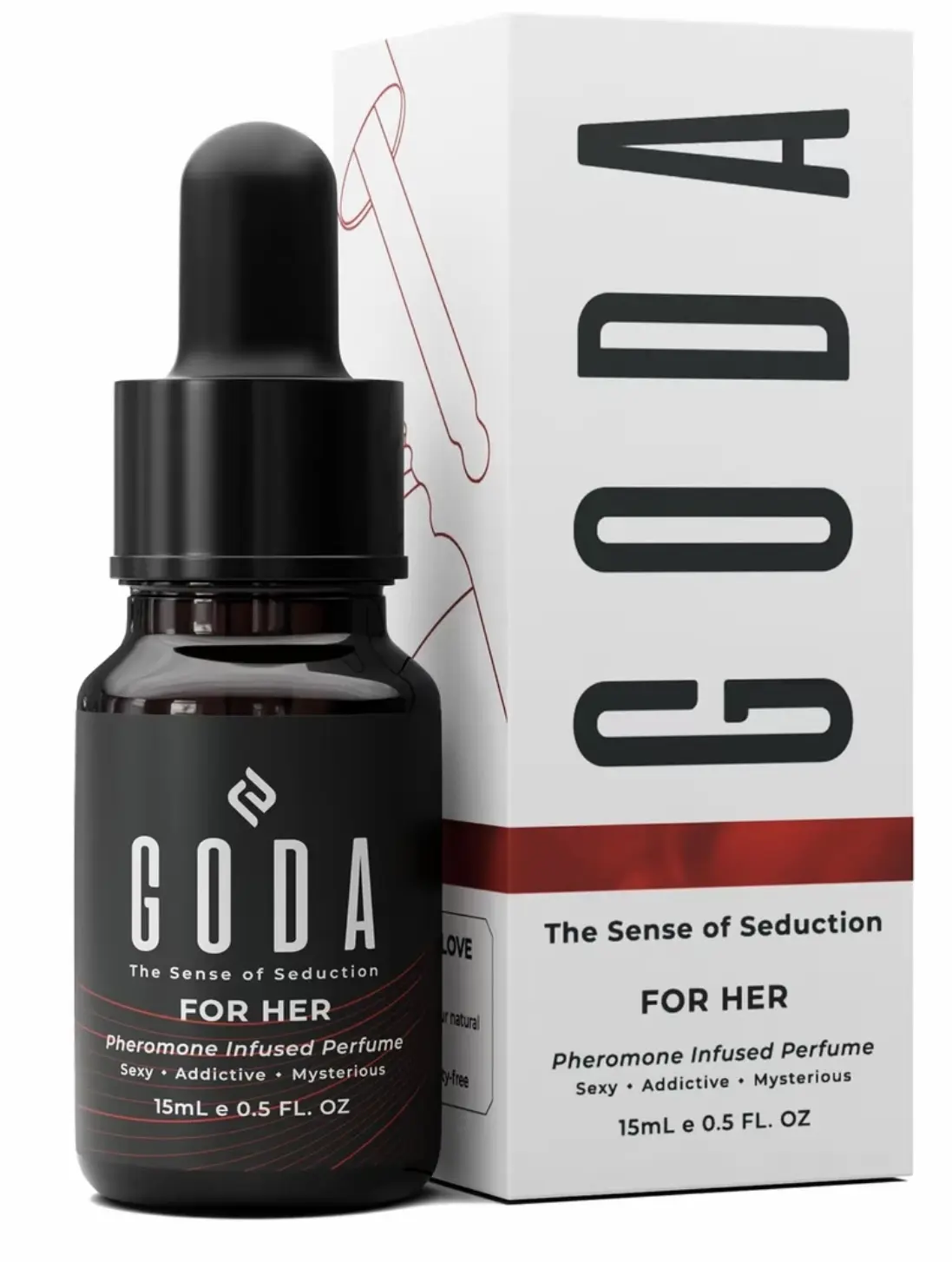goda Pheromones Perfume for Women -Long Lasting Fragrance Oil with Jasmine,Rose & Peony Notes, Vegan & Cruelty-Free,Travel Size 15ml, Long Lasting Perfumes,Women Perfumes