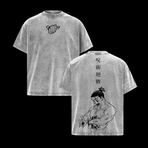 valentine shirts  Todo Aoi JJK T-Shirt | Jujutsu Kaisen Vintage Washed Oversized Graphic Tee | Anime Streetwear Cotton Top | Unisex Casual Retro Fashion | Gift for Manga & Anime Fans