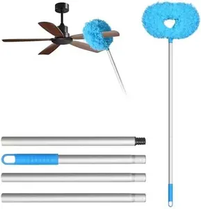 Ceiling Fan Cleaner Duster with Extension Pole | Adjustable 13–49.7 Inches | Removable Fan Blade Cleaning Tool | Perfect Gift for Valentine’s Day, Easter & New Year