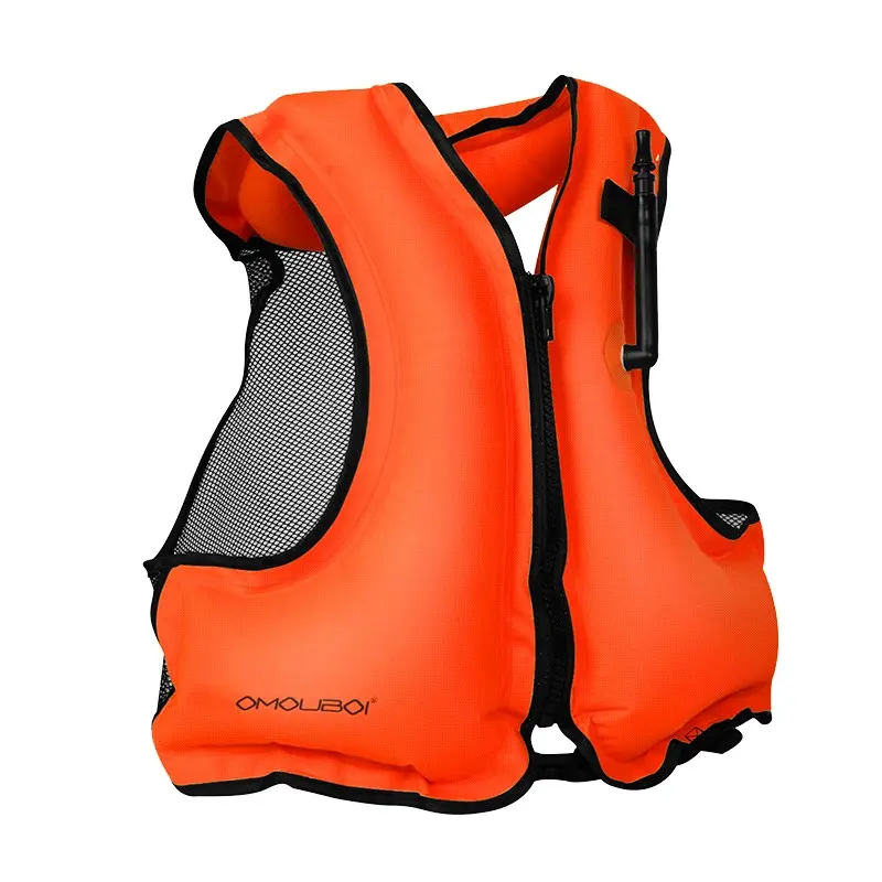 Inflatable Life Vest, Outdoor Snorkeling, Family Swimming, Summer Water Sports, Kayaking, Surfing, Pool, Water Park, Lightweight Foldable