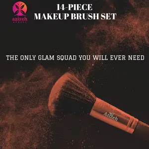 14-Piece High Quality Vegan Makeup Brush Set