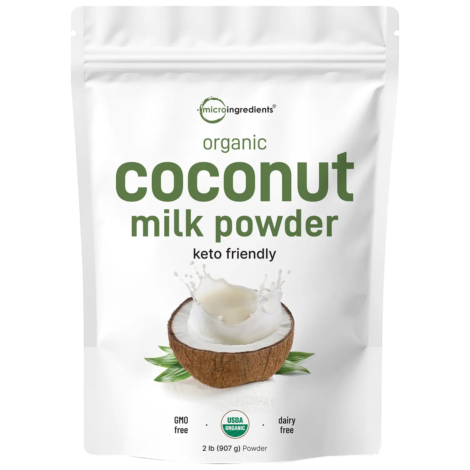 Micro Ingredients Organic Coconut Milk Powder, 2 lbs