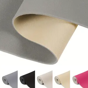 Auto Headliner Fabric 72" L x 60" W  Mesh Type with 1/8" Foam Backing, Gray Interior Replacement Material for Car/Truck/SUV/RV Roof - Home Repair/DIY Headliner Material