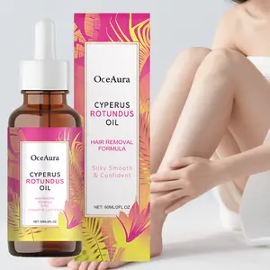 Gentle Hair Removal Care Essential Oil, 60ML, Contains Aconite Root & Jojoba Oil, Cleansing, Post-Hair Removal, Hydrating Daily Use