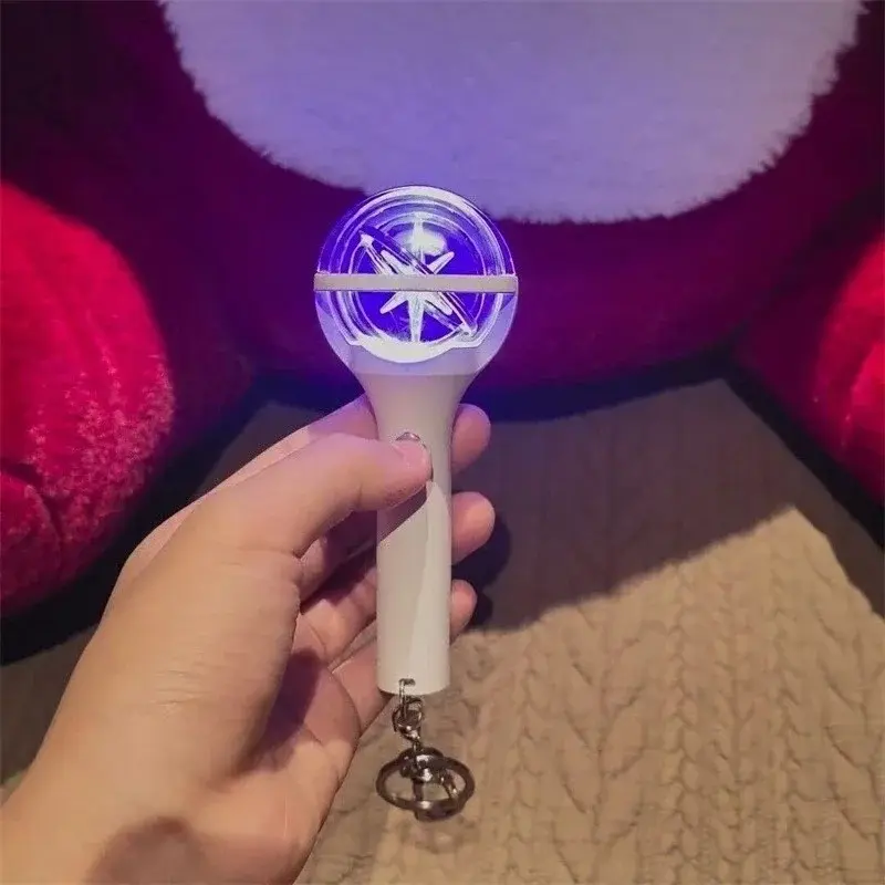 KATSEYE Mini Lightstick Keychain – Manon, Sophia, Daniela, Lara, Megan & Yoonchae KPOP Keyring Bag Pendant Fan Gift