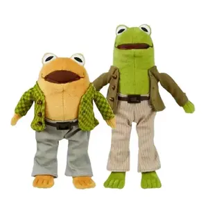 New Cute Books Frog and toad Plush Kids Stuffed Animals Toys For Children