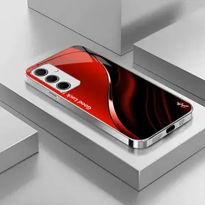 Suitable for [Galaxy A35] High-end simple silk electroplated metal glass mobile phone case, affordable, fully shockproof, drop-proof, wear-resistant-888
