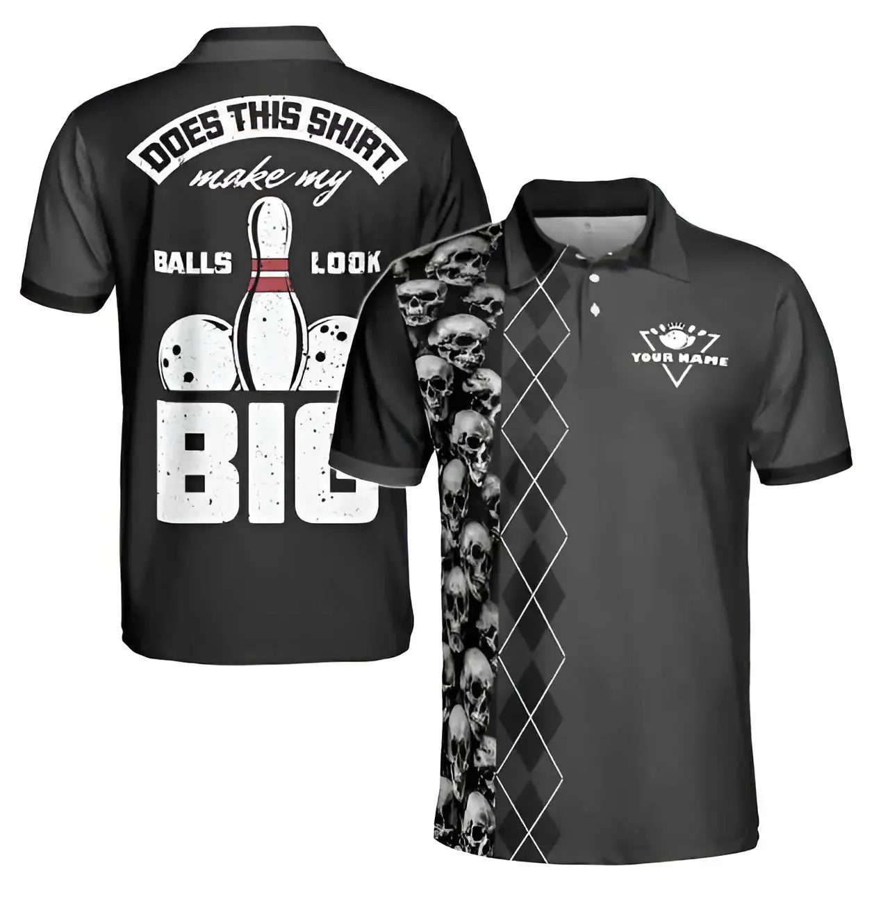 Personality Bowling Polo Shirt – Funny, Unique & Distinctive