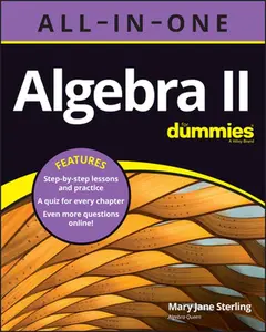 Algebra II All-In-One for Dummies -- Mary Jane Sterling, Paperback