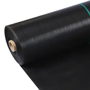 Weed Barrier Fabric, Heavy Duty Landscape Fabric with Easy Cut, Woven Garden Weed Barrier Fabric for Garden, Driveway & Ground Cover, Garden Weed Mats