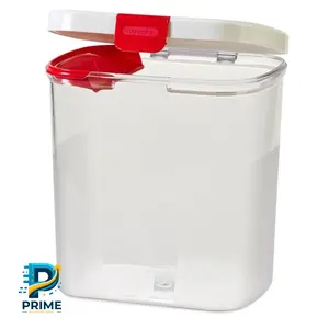 Progressive Flour Keeper Storage Container - 5 Lb. Capacity Kitchen Lid Silicone Utensils Bpa Food Storage Plastic Plastic With Lid