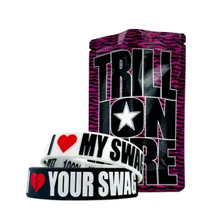 2x SWAG WRISTBAND DOUBLE PACK BRACELETS