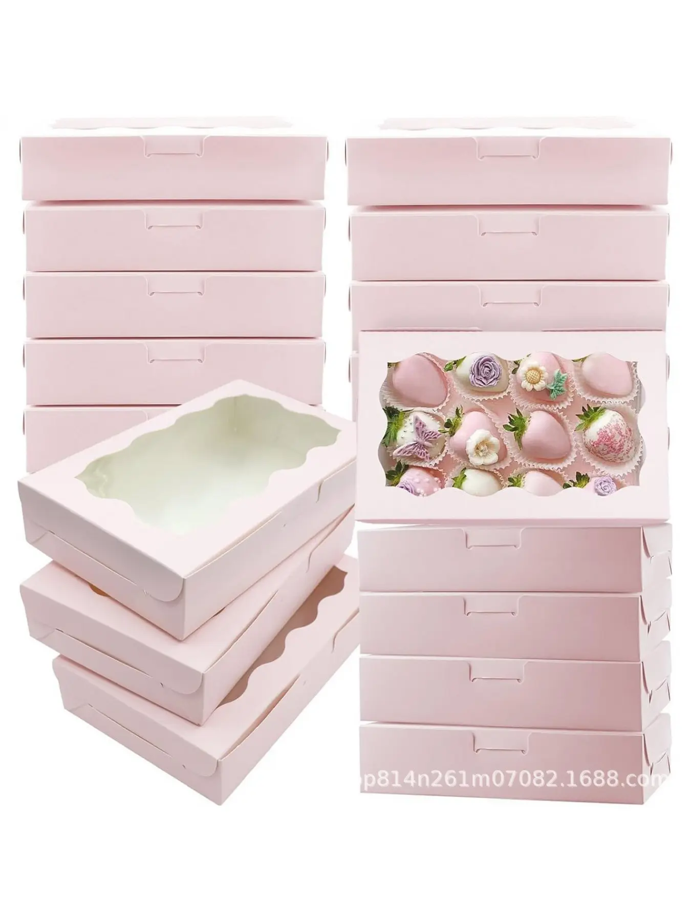 10/1pcs Clear Window White Cardboard Boxes for Cupcakes, Cookies & Pastry Desserts，needoh，nutrition geeks