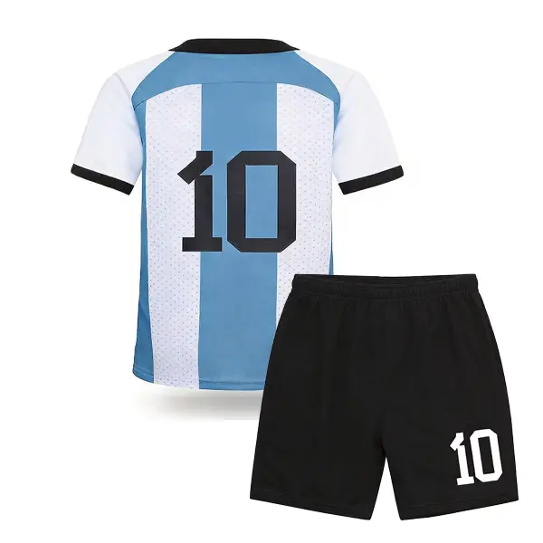 Boys Soccer Jersey Kids Outdoor Sports Shirts with Shorts Set for Youth Child