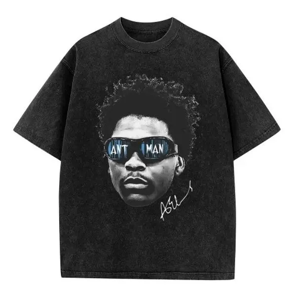 Anthony Edwards Basketball Pattern Unisex 100% Cotton Casual Short-Sleeve Pullover Sports T-Shirt, Sweet Style Top