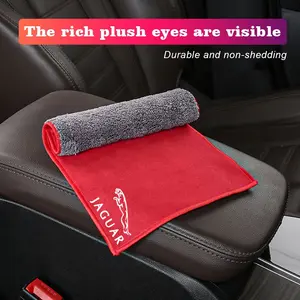 Microfiber Towel Car Cleaning Care Accessories For Jaguar F-Pace F-Type XF XJ XE I-Pace E-Pace XEL XFL S-Type XFR XKR X-Type	
