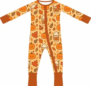 Falling for Lattes Bamboo Zippy Pajamas