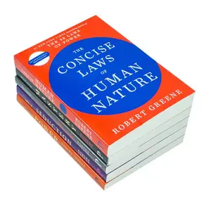Robert Greene 5-Book Set (CONCISE EDITIONS) | The 48 Laws of Power, Art of Seduction, Mastery & More – Self-Improvement & Strategy Books Workbook Series