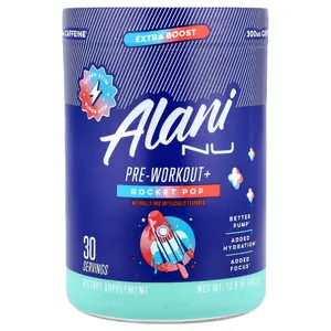 Alani Nu Pre-Workout+, Rocket Pop, 13.8 oz (392 g)