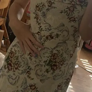 Floral Tapestry Lace Up Mini Dress - TikTok Shop