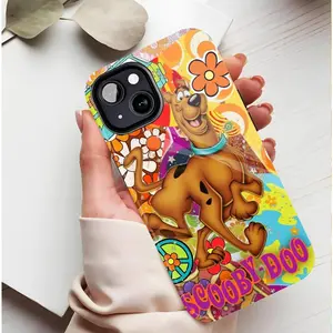 Scooby-Doo Vibrant Retro Floral Phone Case for Fans & Families – Fun Decorated Design with Durable Protection, Compatible with iPhone 11/12/13/14/15/16 (Pro Max/Plus) Cover Smartphone