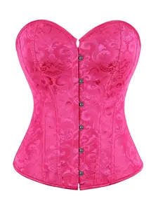 Women's Fashion Court Style Bodycon Bralette, Classic Back Tie Front Buckle Corset, Waist Cinching Slim Fit, Perfect for Weddings, Parties, Daily Wear