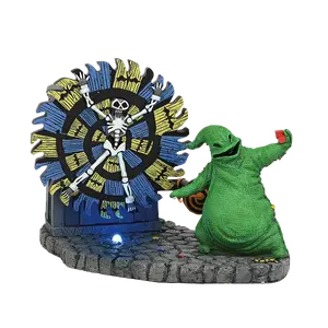Department 56 - The Nightmare Before Christmas - Oogie Boogie Gives A Spin