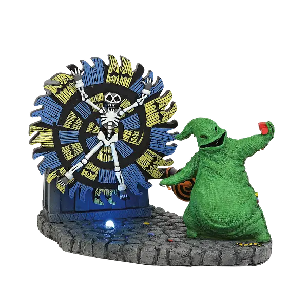 Department 56 - The Nightmare Before Christmas - Oogie Boogie Gives A Spin