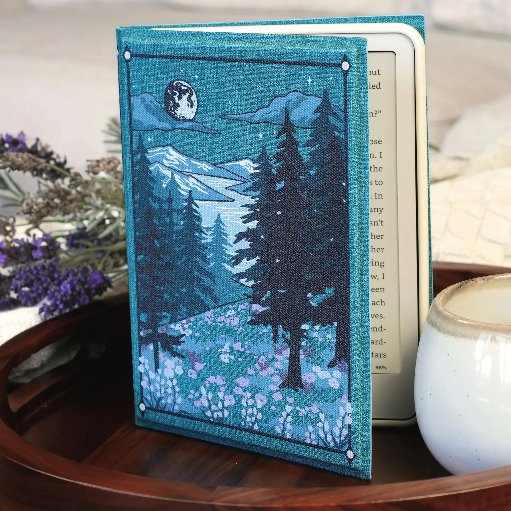 Bookish E-Reader Case: For a Thousand Years More | Fits Kindle Basic, Paperwhite, & Colorsoft | Includes Magnetic Shell & Built-In Stand