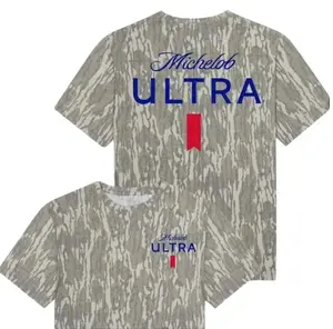 Michelod Ultra Mossy Oak Original Bottomland Tee For Men And Women, Camo Pattern Men's T-shirt, Size S-5XL, Hunting 3D Camo Tee