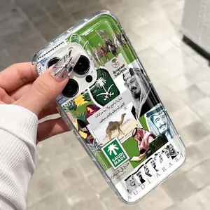 Saudi Pattern Camel Tpu Anti-Drop Phone Case for Apple iPhone 17 17promax 16promax 16x 15 Pro Max 14 13 Pro Samsung S10 S22 A12 A50 A52 S24