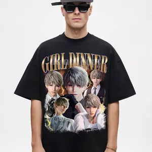 Xavier Love And Deepspace Girl Dinner Retro T-Shirt Sweatshirt Hoodie Fabric Menswear