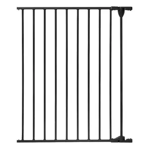 PAWGIANT Pet Gate Extension 30" Tall, Suitable for 80" and 198" Wide Iron Fence Door, Pet Playpen, Create a Spacious and Secure Environment for Your Pets, Black, 1 Panels